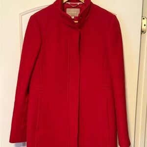 Banana Republic red coat for women
